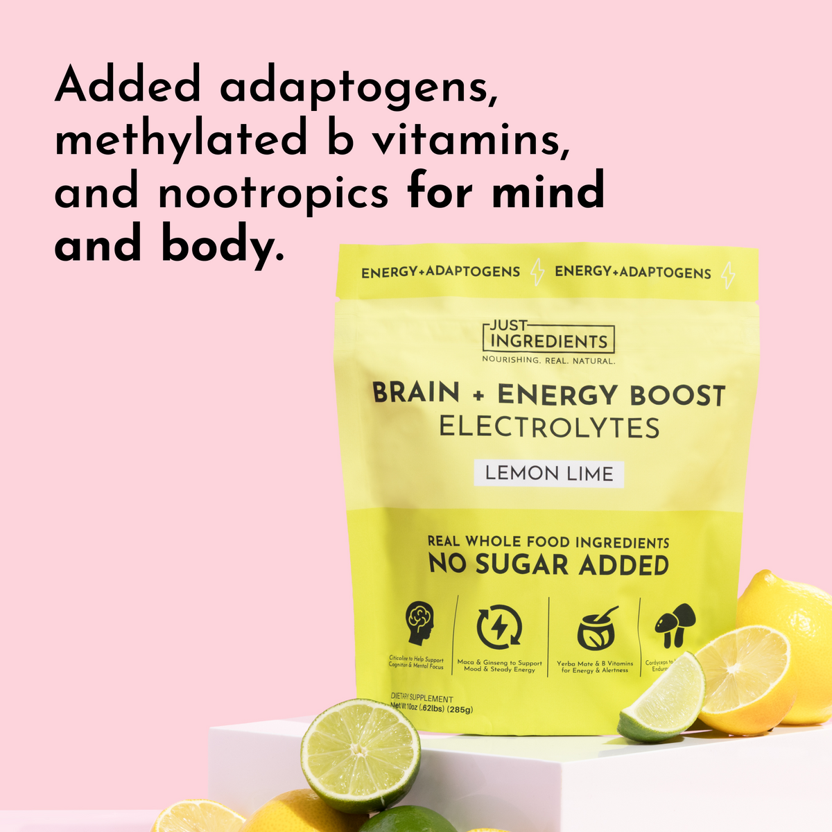 Brain + Energy Boost & Electrolytes - Lemon Lime