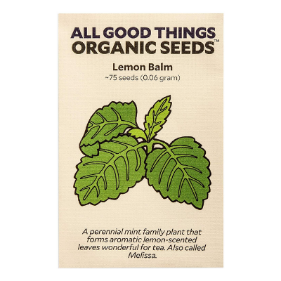 SARA-CHANA SILVERSTEIN: ORGANIC LEMON BALM SEEDS