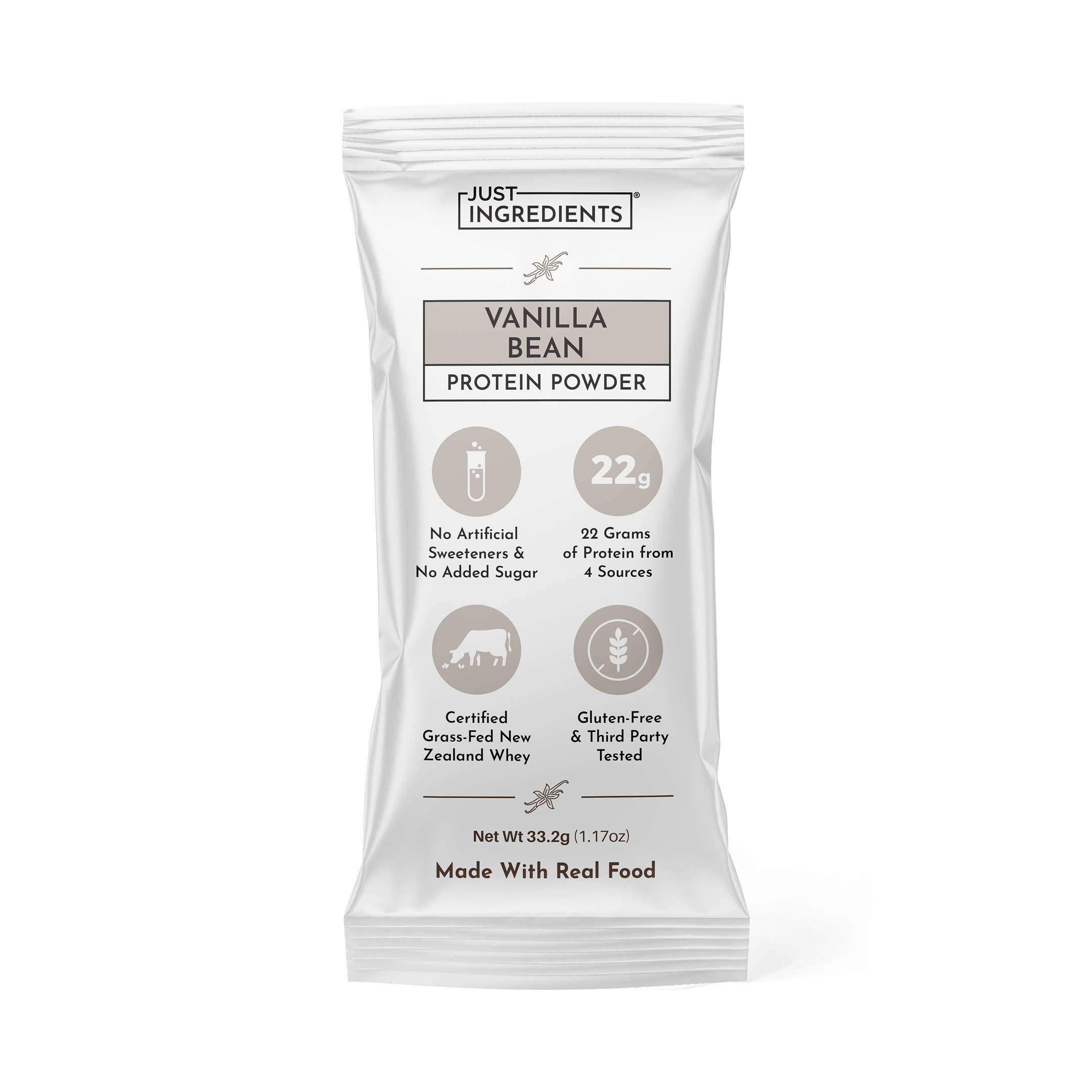 Vanilla Bean Protein Powder - Individual Stick